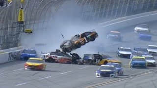 Kurt Busch scary crash, Yellawood 500 @Talladega