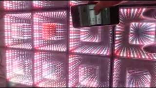 3D Infinite Illusion Disco Twinkling LED Dance Floor