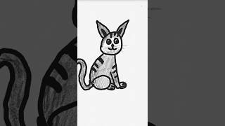 Easy drawing cat #easydrawing #easydrawingforkid #easydrawings #easydraw