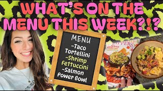 WHAT'S ON THE MENU THIS WEEK?!? ~dinner ideas~