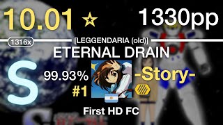 💝10.01⭐-Story- | Colorful Sounds Port - ETERNAL DAIN [LEGGENDARIA (old)] +HD #1 1330pp 99.93% FC