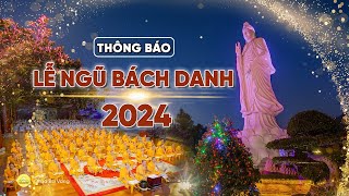 🔴[Thông báo chương trình tu tập] Kỷ niệm ngày đản sinh của Đức Quán Thế Âm Bồ Tát - Lễ Ngũ Bách Danh