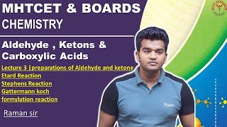 L-03 | Aldehyde , Ketons & Carboxylic Acids |  MHTCET & BOARDS