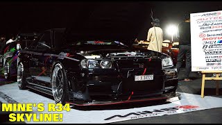 JDM NIGHT MEET + HAVILY MODIFIED IMPORTS SEND IT LEAVING THE MEET Skyline's, Supra's, RX7's and MORE