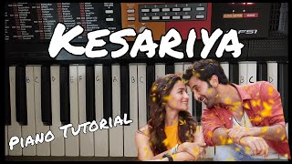 Kesariya Piano Tutorial | Arijit Singh | Brahmastra