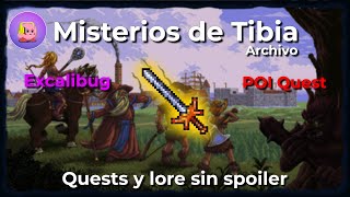 🔴 MISTERIOS de TIBIA: POI Quest y Excalibug 📚 - Mirius Live