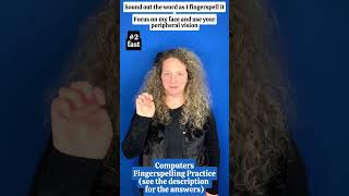 ASL Fingerspelling Practice: Computers