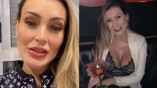 Andress Urach é vista bebendo em festa após cirurgia de emergência