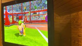 Bowser Jr. Loses to Yoshi in Hammer Throw