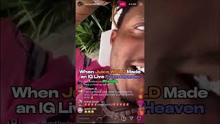 When Juice WRLD Made a IG Live From Heaven!