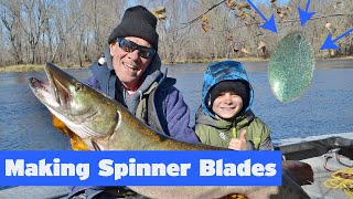 How To Make Spinner Blades with Larry Dahlberg and Vaughn