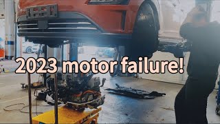 Hyundai Kona | EV motor failed | Timelapse | replacement |