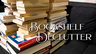 Bookshelf Declutter | Getting rid of 80 books