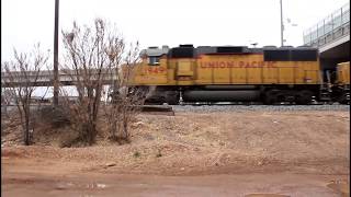 Union Pacific Yard Action In Odessa, Texas!