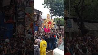 Santosh Nagar cha Raja2024 #mumbaiganpatiaagman #ganpatiaagman2024 #ganpatibappamorya #parelworkshop