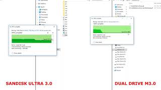 Sandisk ultra USB 3 0 vs Dual drive M3 0 | Speed Test