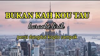 bukankah kau tau-karaoke lirik persi dangdut koplo rampak @REYVANS MUSIC