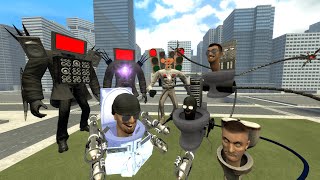 NEW Mecha TRAFFIC LIGHT MAN BOSS & MK2 Mecha TV MAN VS HEAVY SKIBIDI TOILET TANK In Garry's Mod!