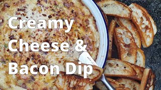 Creamy Melted Cheese and Bacon Dip