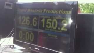 Hazelton Sound Jeep Cherokee score reading at Waukesha, WI USACi show Stay Tuned 150db