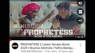 PROPHETESS 2 Latest Yoruba Movie 2024 |Muyiwa Ademola | Fathia Balogun…