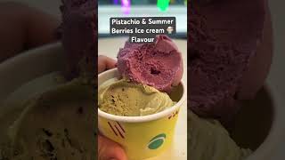 Trying Ice cream Pistachio & Summer Berries Flavour #icecream #food #2024 #shorts