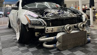 G35 with G37 front end conversion going Twin Turbo! Update