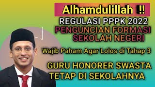 Kabar Bahagia, Alhamdulillah ! Guru Honrer Negeri & Penguncian Sekolah Induk,ini PPPK 2022 Guru Honr