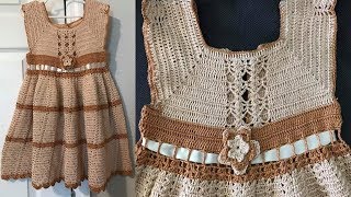 Vestido de Niña  Tejidos a Crochet