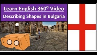 Learn English in VR - Describing Shapes at Saint Sofia Church in Bulgaria | LinguapracticaVR