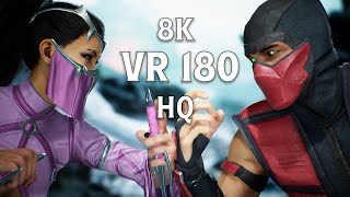 MQVR-5A Mileena vs Ermac | 3D VR180 Mortal Kombat Battle | VR Fight Scene in Virtual Reality