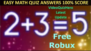 Easy Math Quiz Answers VideoQuizHero | Easy Math Quiz Answers Latest Update | VideoQuizHero