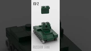 A Russian Tank KV-2 With Only 51 Pieces