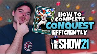 HOW TO COMPLETE CONQUEST IN MLB THE SHOW 21!!!