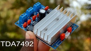 TDA7492 Amplifier Test | Class D 50 X 2 Watt Amplifier