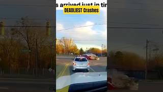 deadliest crashes caught on dashcam idiots at work #funnyvideo #trending #viral #shorts