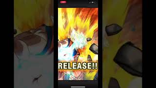 ROF Goku & Vegeta Summons.  #shorts (Dokkan Battle)