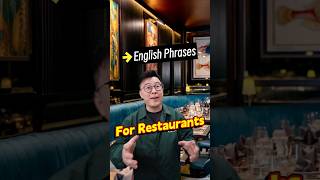 Useful English Phrases for Restaurants #english #englishlearning #英語 #ingles #esl