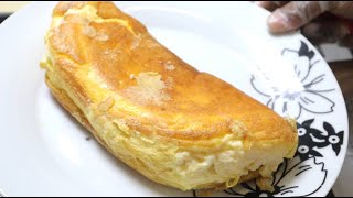 The Most Fluffy Omelet Ever !  ENG Sub