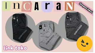 SHOPEE HAUL | REVIEW CELANA TRAINING PRIA TERBAIK YANG LAGI TREND | REKOMENDASI TOKO FREE ONGKIR