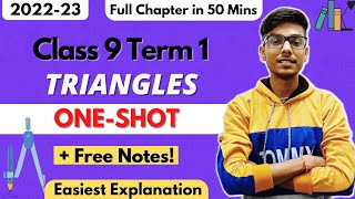 Triangles Class 9 One Shot | Class 9 Maths Term 1 | Easiest Explanation |