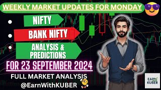 23 September | Monday Market Prediction & Analysis | Nifty and Bank Nifty Prediction for Tomorrow