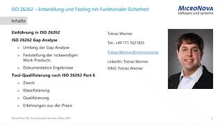 ISO 26262 – Entwicklung und Testing mit Funktionaler Sicherheit