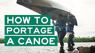 3 Ways to Portage a Canoe | Boundary Waters