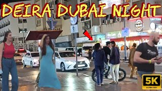 night Life in deira dubai |5K | dubai life at night amazing footage beautiful city | complete night