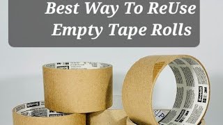 Gift Packing ideas using Tape Roll and  crepe paper |  best out of waste