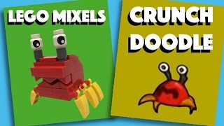 LEGO Mixels - Crunch Doodle - Stop Motion Build (How to Build)