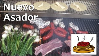 Armando y estrenando mi nuevo asador (No apto para vegetarianos)