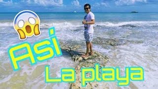 Sorprendidos por LA PLAYA de PLAYA DEL CARMEN😱(Marejada)