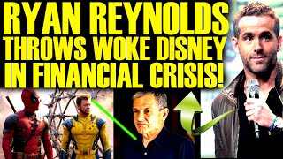 RYAN REYNOLDS THROWS WOKE DISNEY IN FINANCIAL FLAMES AFTER DEADPOOL & WOLVERINE DRAMA WITH MARVEL!